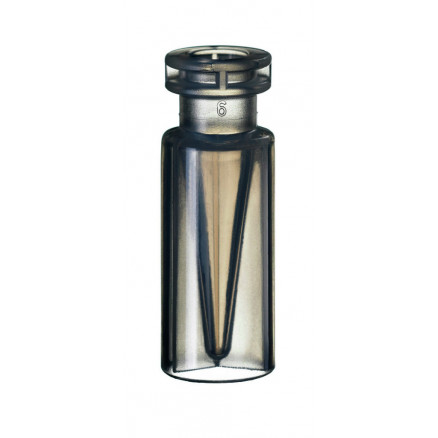 FLACON A SERTIR TPX DN11 + MICRO-INSERT 0,2ML - X100