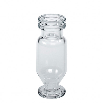 FLACON A VIS CLAIR DN9 A PIED VASE 1,2ML - X100
