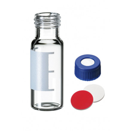 Bouchon à clipser pour échantillon d'huile essentielle 7 ml, ambré