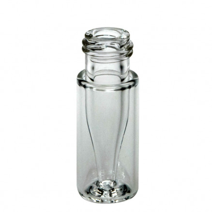 FLACON A VIS CLAIR DN9 + MICRO-INSERT 0,25ML - X100