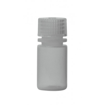 FLACON ROND COL ETROIT PEHD 15ML - PACK DE 12