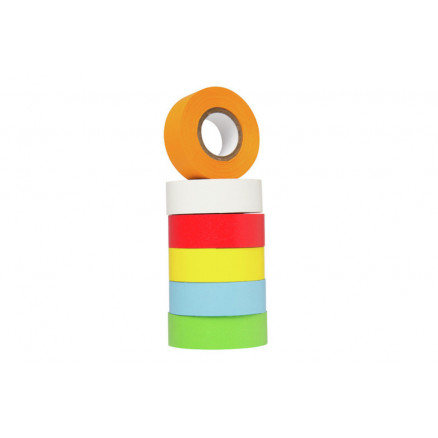 RUBAN ADHESIF JAUNE LONG.12M LARGEUR 19,05MM û X4