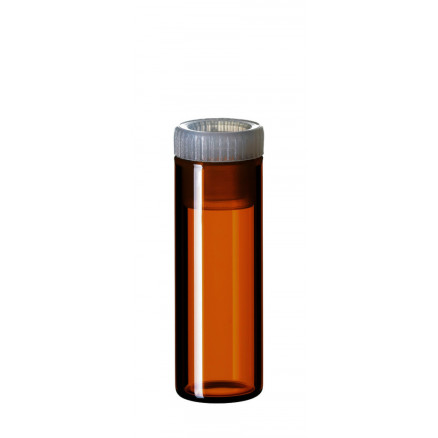 VIAL SHELL BRUN 2ML AVEC BOUCHON PE - PACK DE 100