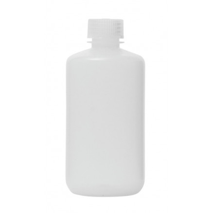 FLACON PLASTIQUE ROND COL ETROIT LDPE CLAIR 15ML - X12