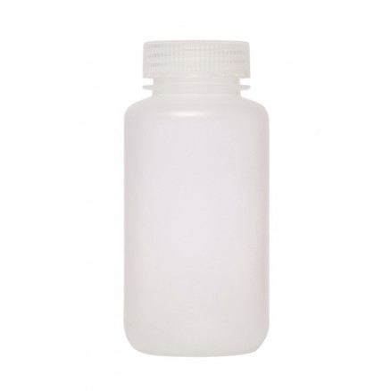 FLACON PLASTIQUE ROND COL LARGE PP 1000ML -X6