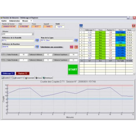 LOGICIEL QUALITORQ POUR COUPLEMETRE TMV7