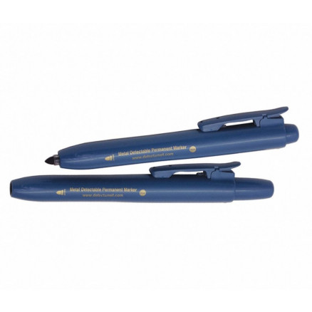 MARQUEUR PERMANENT DETECTABLE RETR. A POINTE OGIVE VERT -X10