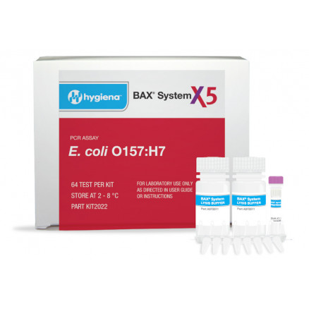 KIT TEST PCR E.COLI O157:H7 BAX SYSTEM X5 - 64 TESTS