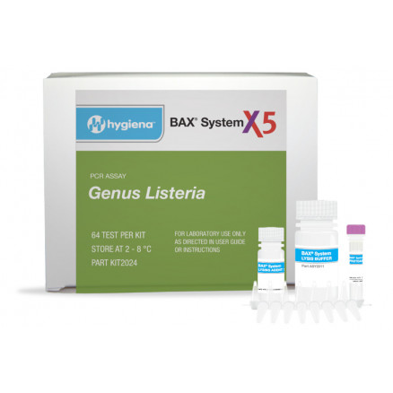 KIT TEST PCR LISTERIA SPECIES BAX SYSTEM X5 - 64 TESTS