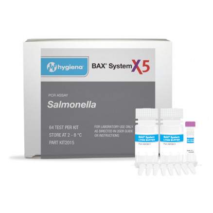 KIT TEST PCR SALMONELLA BAX SYSTEM X5 - 64 TESTS