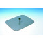 COUVERCLE PLAT INOX AVEC POIGNEE, RENTRANT POUR BM36B