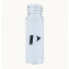 FLACON A VIS EN VERRE LAVAGE ET DECHETS TRANSPARENT 4ML