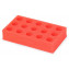 SUPPORT EN MOUSSE ROUGE POUR 15 TUBES D.29MM OHAUS