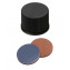 BOUCHON A VIS PP NOIR PLEIN DN13 BUTYLE/PTFE - PACK DE 100