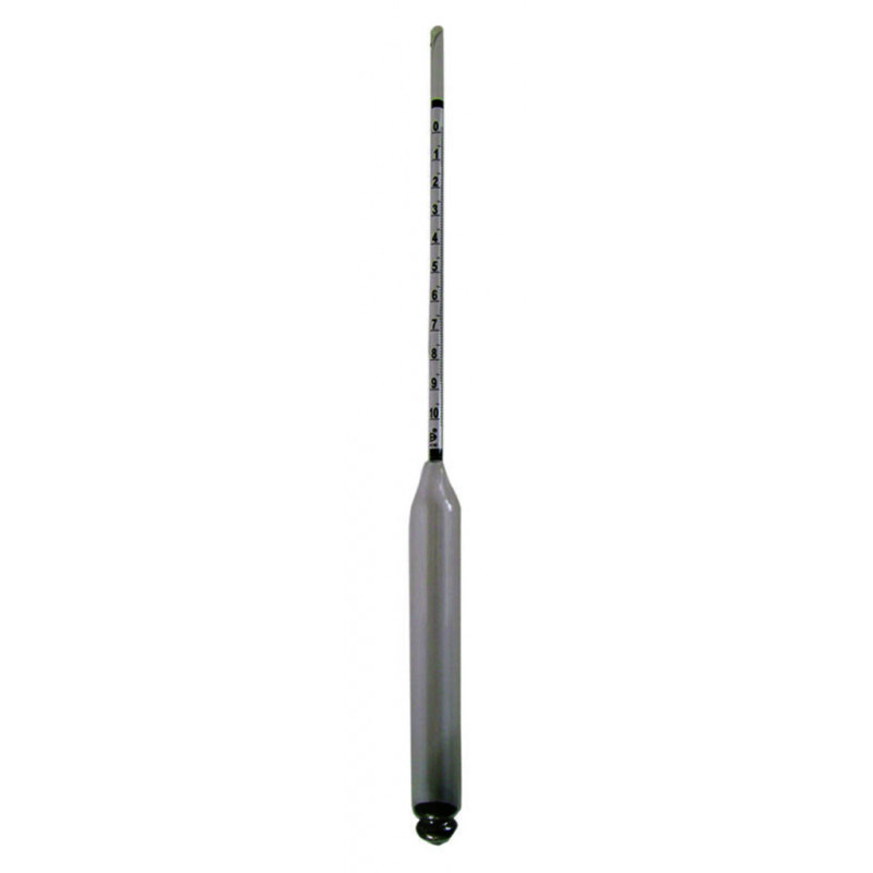 DENSIMETRE BAUME PRECISION DE 0 A 10 DEGRE BAUME EN 0,1