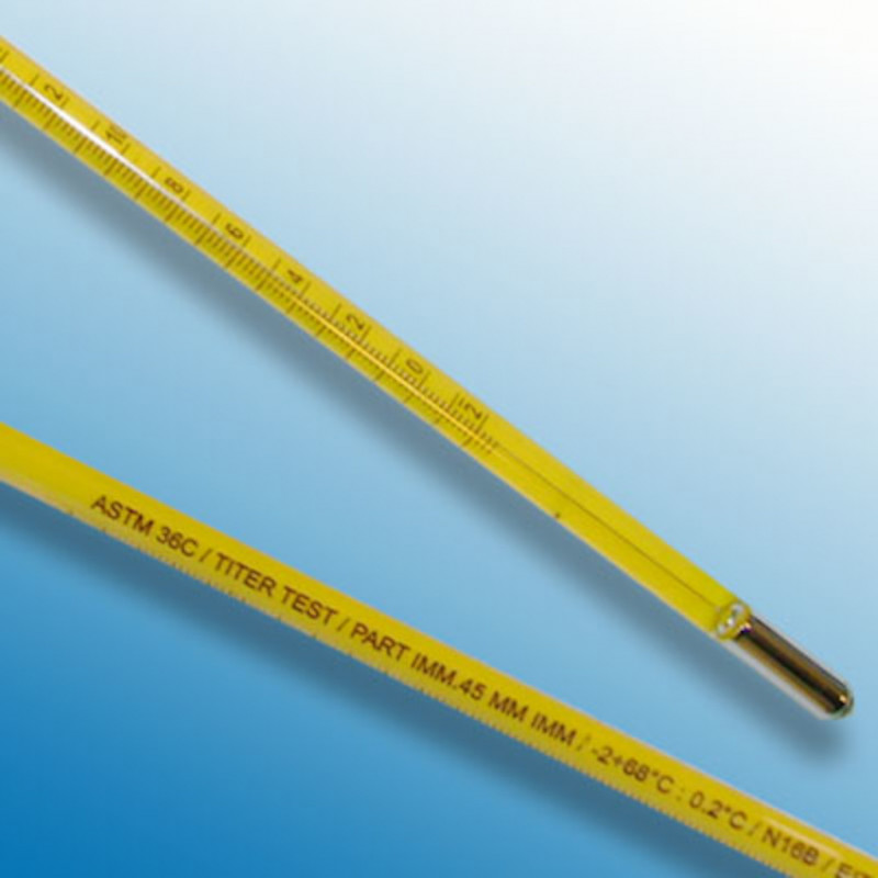 THERMOMETRE ASTM 36C -2/+68'C EN 0,2'C LONG.405MM