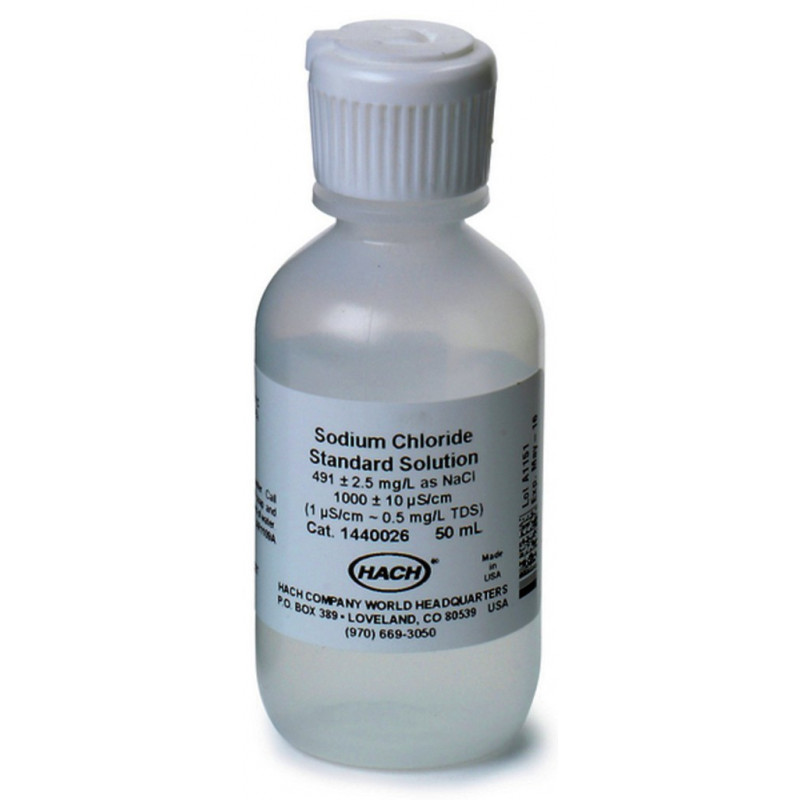 SOLUTION STANDARD CHLORE HACH 1440026 - FLACON 50ML