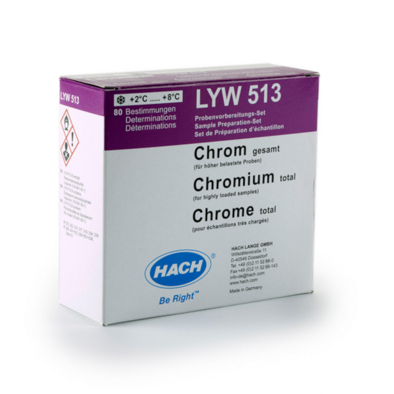 PREPA ECHANTILLON CHROME TOTAL HACH LYW513