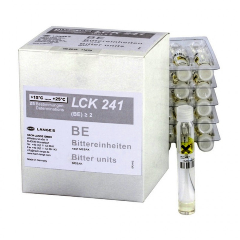 TEST EN CUVE UNITE BIERE >2BU (MEBAK) LCK241 - PACK DE 25