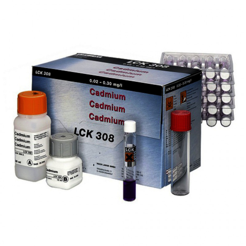 TEST EN CUVE CADMIUM 0,02-0,3 MG/L LCK308 - PACK 25