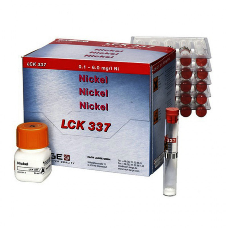 TEST'N CUVES NICKEL 0,1-6,0 MG/L LCK337 - PACK 25