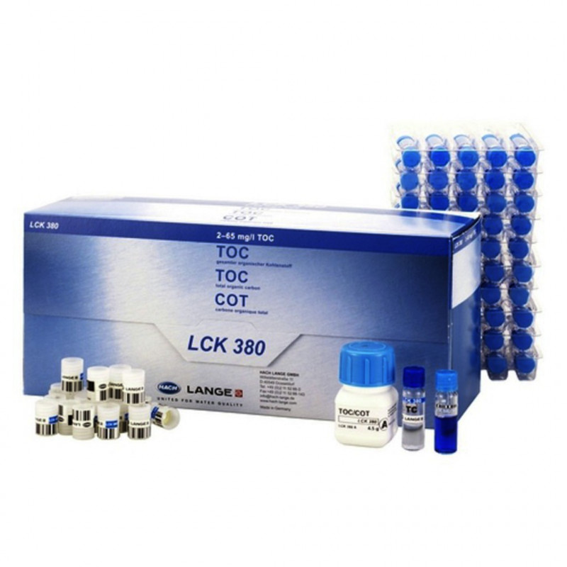 TEST EN CUVE COT 2,0-65 MG/L LCK380 - PACK 25