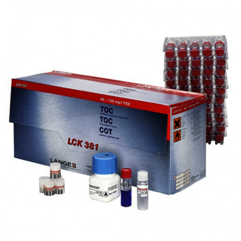 TEST EN CUVE COT LCK381 60-735MG/L PACK DE 25