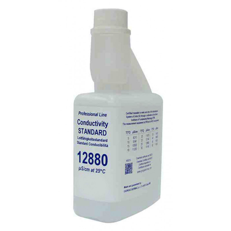 SOLUTION ETALON COND 12,8MS/CM HUMEAU CERTIFIEE DFM - 500ML