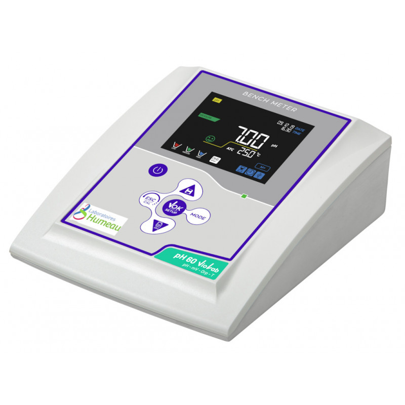 PH-METRE HUMEAU PH60 DHS EN KIT + ELECTRODE PH 201T DHS