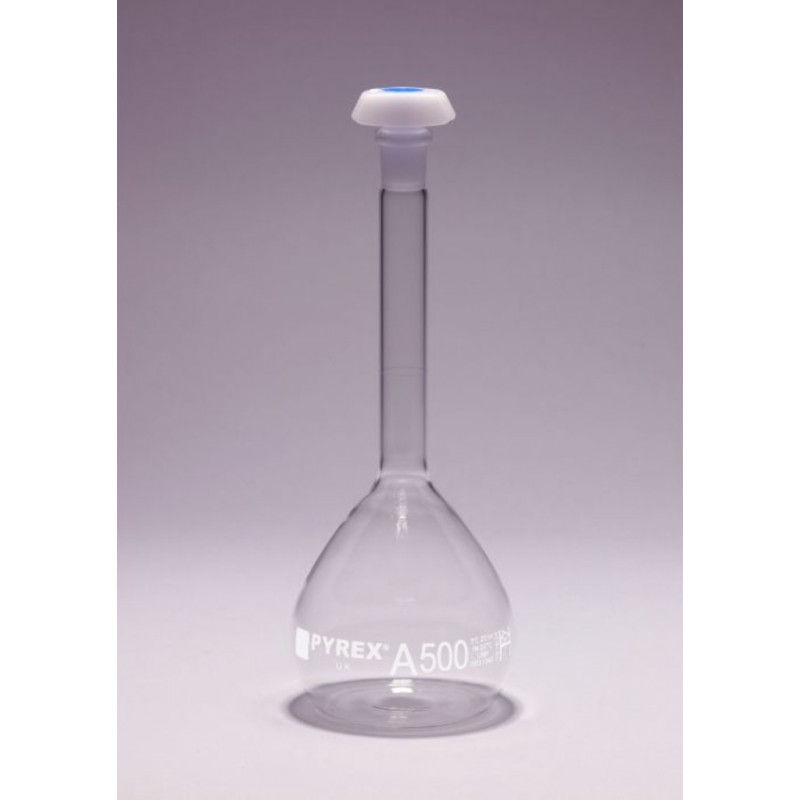 FIOLE JAUGEE BOUCHEE CL.A 500 ML + CERTIFICAT - PACK DE 2