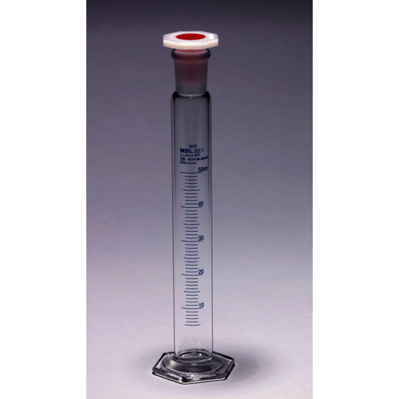 EPROUVETTE VERRE BORO GRADUEE 500ML EN 5ML BOUCHEE-PACK 2