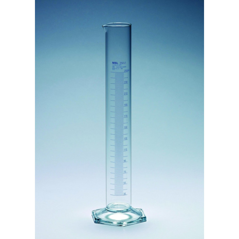 EPROUVETTE GRADUEE VERRE BOROSILICATE 500ML - PACK DE 2