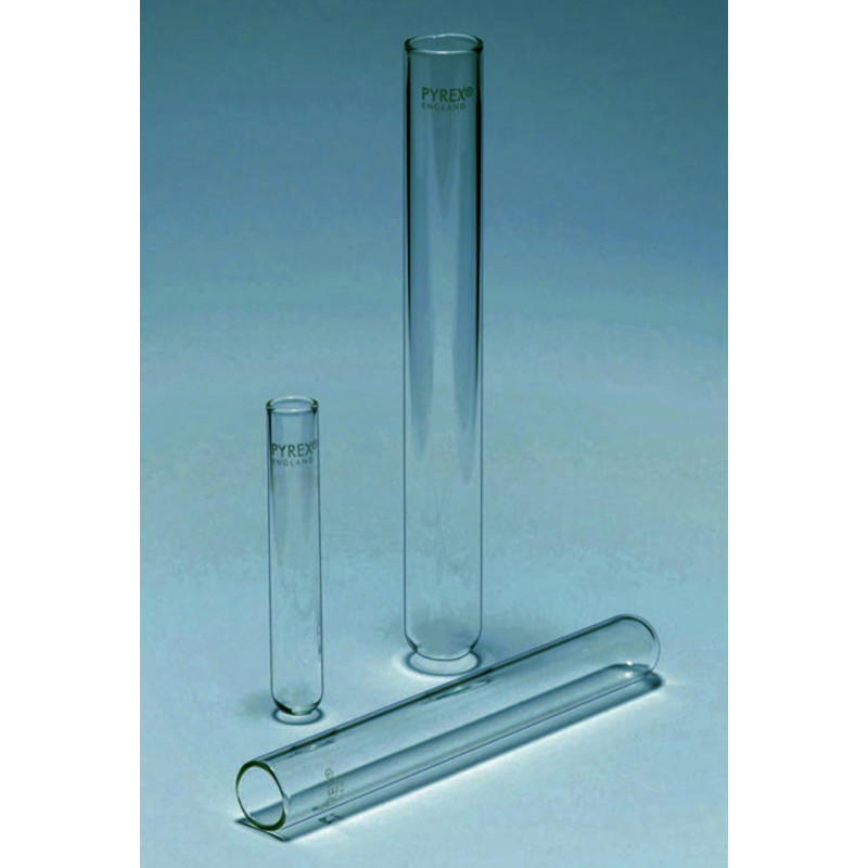 TUBE A ESSAI BORD DROIT PYREX 23ML 16X160MM-X100