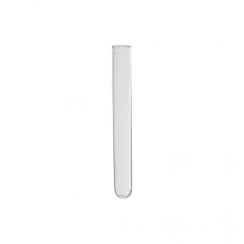 TUBES A ESSAIS EN PS FOND ROND D.16X100MM-CAP.10ML-PACK 500