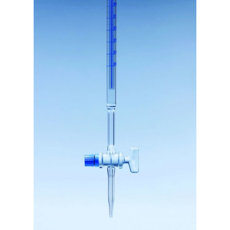 BURETTE PYREX VERRE CLASSE AS SB CLE VERRE 1/10 25ML