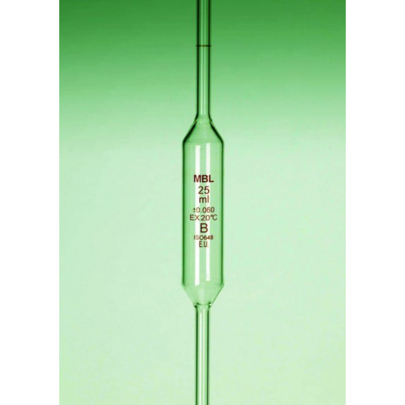 PIPETTE JAUGEE MBL VERRE 1 TRAIT CLASSE B 20ML-PAR 5