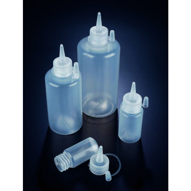FLACON COMPTE-GOUTTES LDPE EMBOUT POINTU AZLON 60 ML-X10