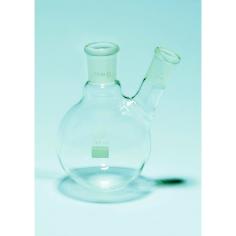 BALLON FOND ROND BICOL CAP.100ML CN24/29 CN LAT.14/23