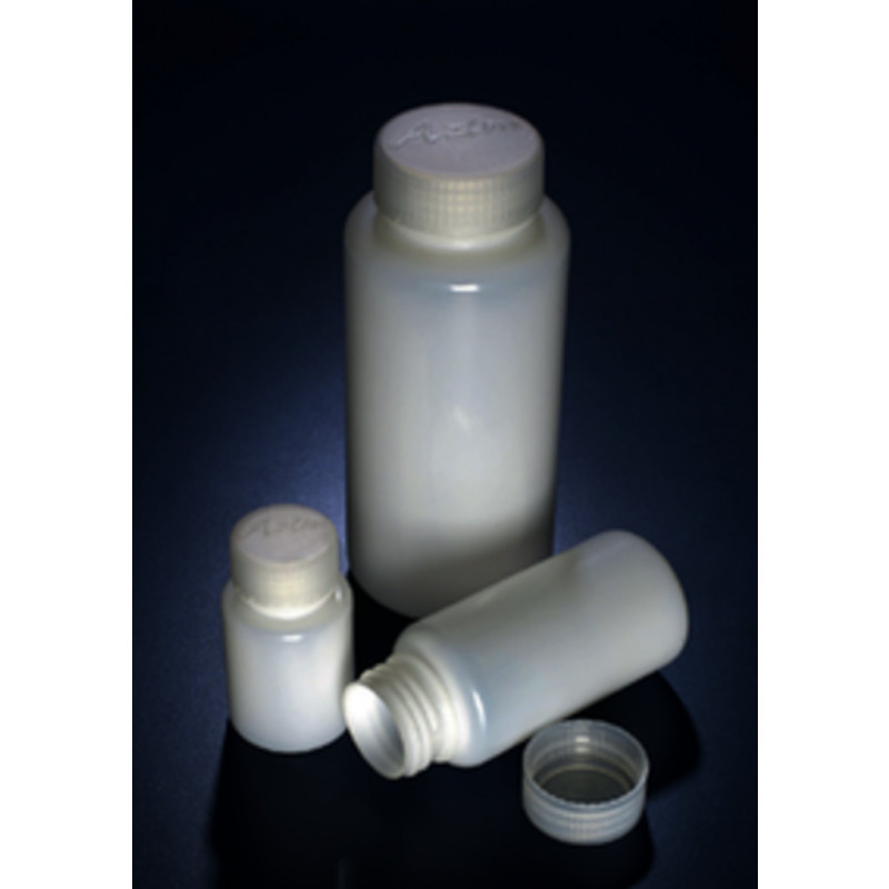 FLACON ROND COL LARGE PEHD BOUCHON PP 2L AZLON-X5