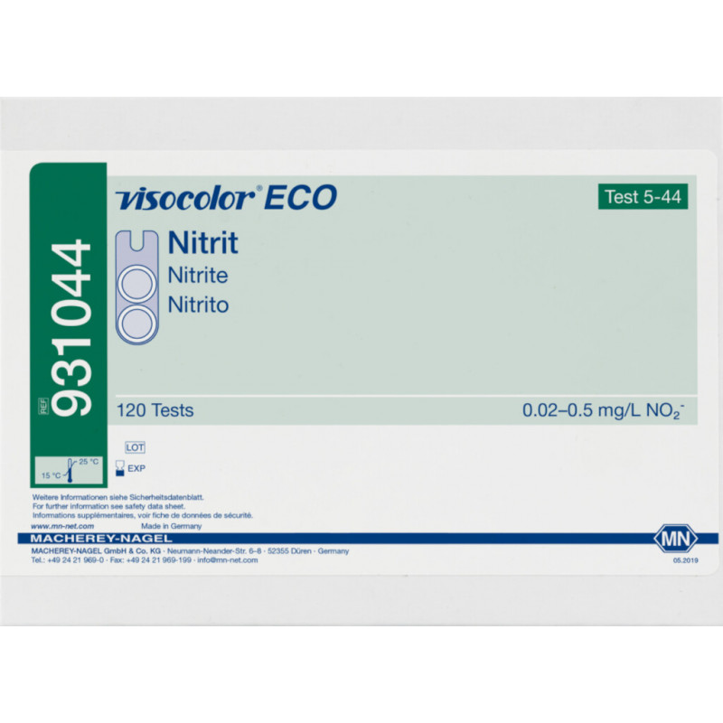TEST VISOCOLOR ECO NITRITE 0,02-0,5MG/L - 120 TESTS