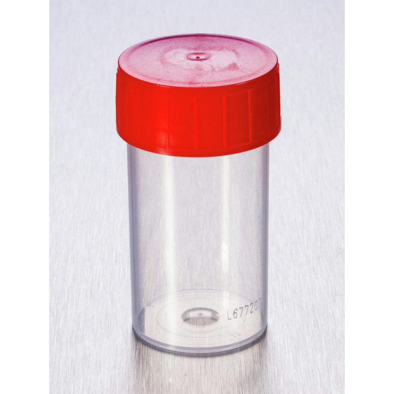 POT PPC ASEPTIQUE 60ML TP35 A BOUCHON ROUGE - X 700