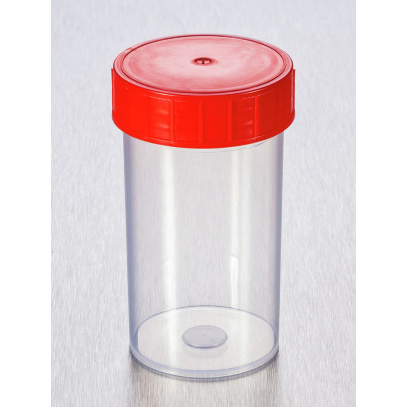 POT PPC ASEPTIQUE 180ML TP50 A BOUCHON ROUGE - X 264