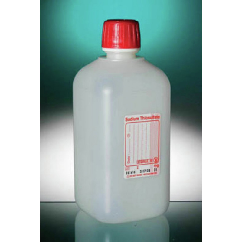 FLACON CARRE PRELEV+SOD.THIO. 20MG-PE-1L-D28MM- 77 PCS