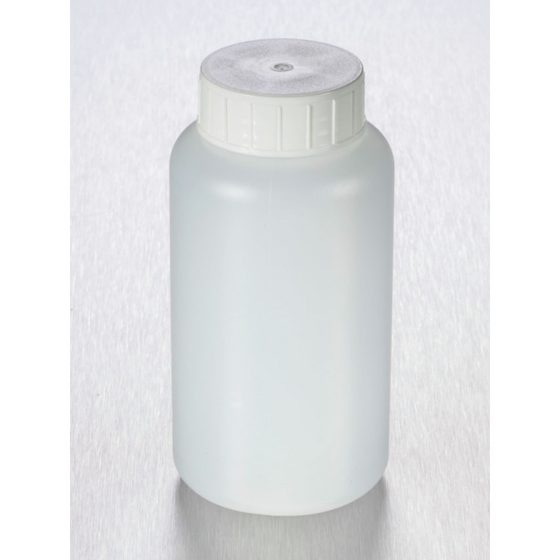 FLACON ROND PEHD TYPE B 250 ML B.BLANC ASEPTIQUE X 145