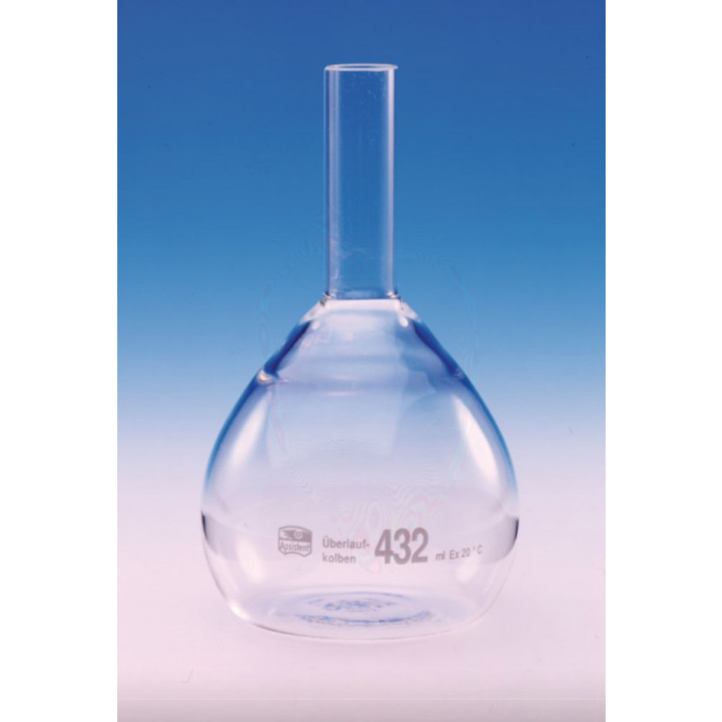 FIOLE JAUGEE A DEBORDEMENT VERRE BORO 3.3 CLASSE B 43,5ML