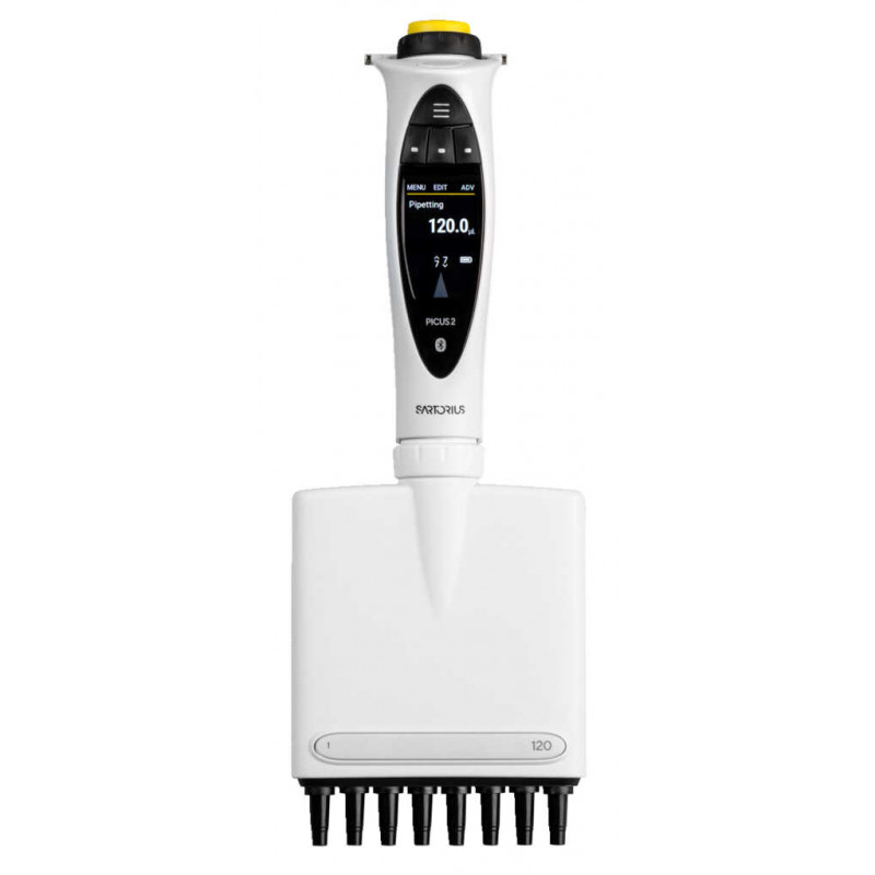 MICROPIPETTE PICUS 8 CANAUX VOLUME VARIABLE 5-120µL