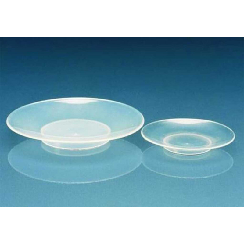 VERRE DE MONTRE EN PP DIAM.60MM BASE MOULEE AUTOCLAVABLE