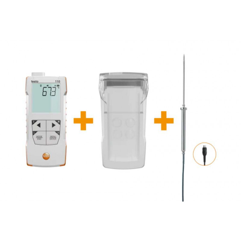 KIT TESTO 110 FOOD + SONDE ACIER