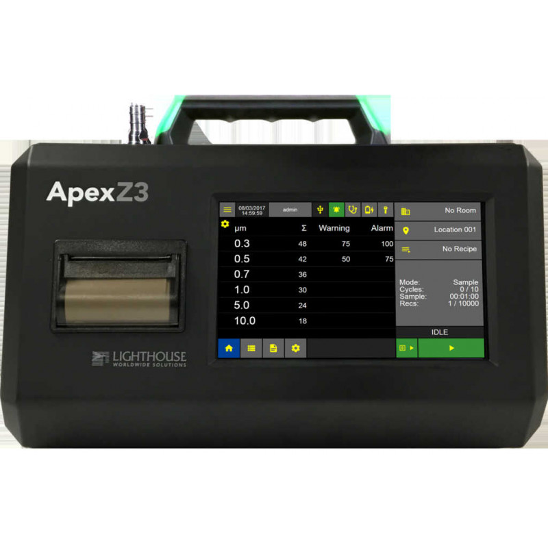 COMPTEUR DE PARTICULES APEX Z3 PORTATIF  6 CANAUX