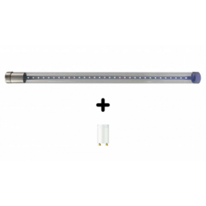 TUBE LED UVA 7W T8 43CM T8 ANTI- ECLATS AVEC STARTER POUR LED X25